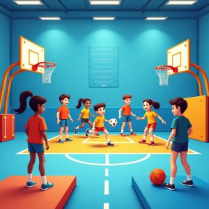 Flux_Dev_A_vibrant_and_dynamic_scene_depicting_a_stateoftheart_0 Youth Sports Facility Equipment Safety Program